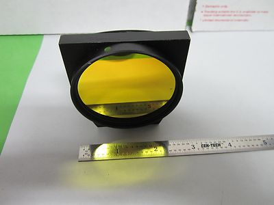 MICROSCOPE PART OPTICAL FILTER MOUNTED NICE OPTICS BIN#F3-06