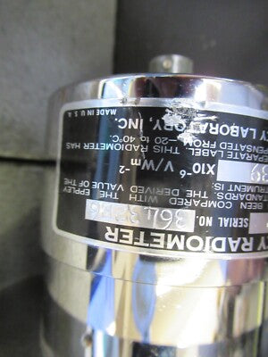 EPPLEY NORMAL INCIDENCE PYRHELIOMETER LIGHT INTENSITY SENSOR AS PICTURED A7-A-04