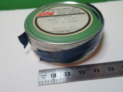 Optical Infrared Spectra Tech Substrate NaCl Disc Optics