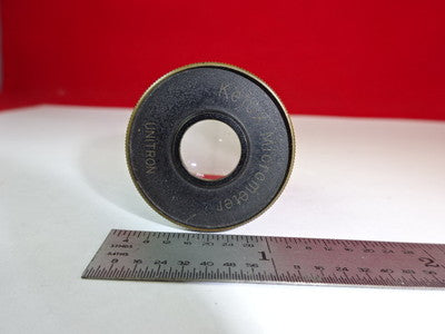 UNITRON EYEPIECE + MICROMETER OPTICS METALLOGRAPH MICROSCOPE PART AS IS &2-A-18