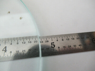 Round Glass Plate Stage [dirty] Microscope Part