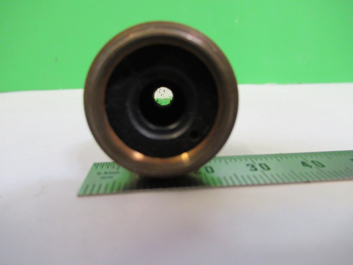 for parts ANTIQUE BAUSCH LOMB MICROSCOPE OBJECTIVE OPTICS as pictured X7-A-20