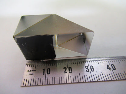 BAUSCH LOMB GLASS PRISM OPTICS MICROSCOPE OPTICAL PART AS PICTURED 98-A-15