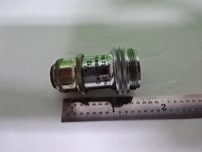 Microscope Part Vintage Objective Ernst Leitz Germany 100X 1/12 Optics