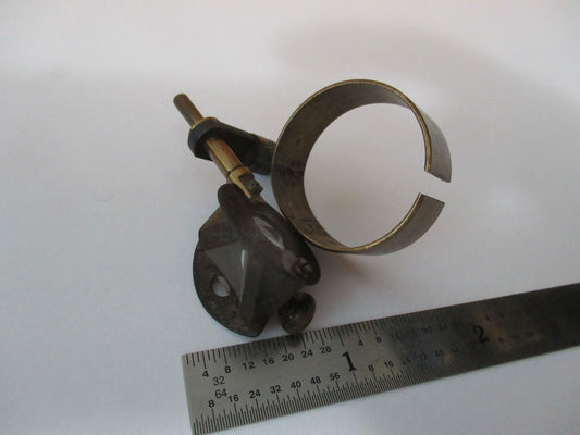 Antique Brass circa 1890's Beck Polarizer Assembly Microscope Part