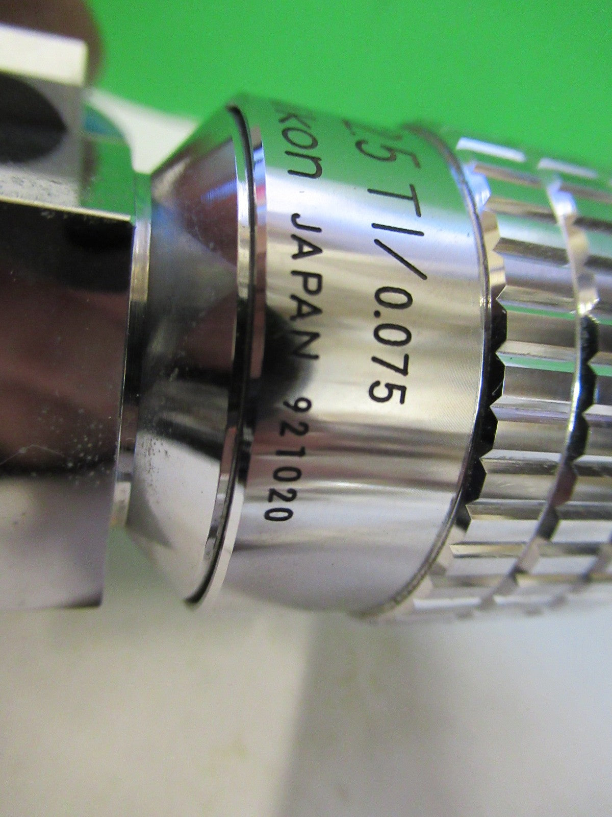 NIKON ZYGO JAPAN INTERFEROMETER OBJECTIVE 2.5X TI MICROSCOPE PART T2-A-01