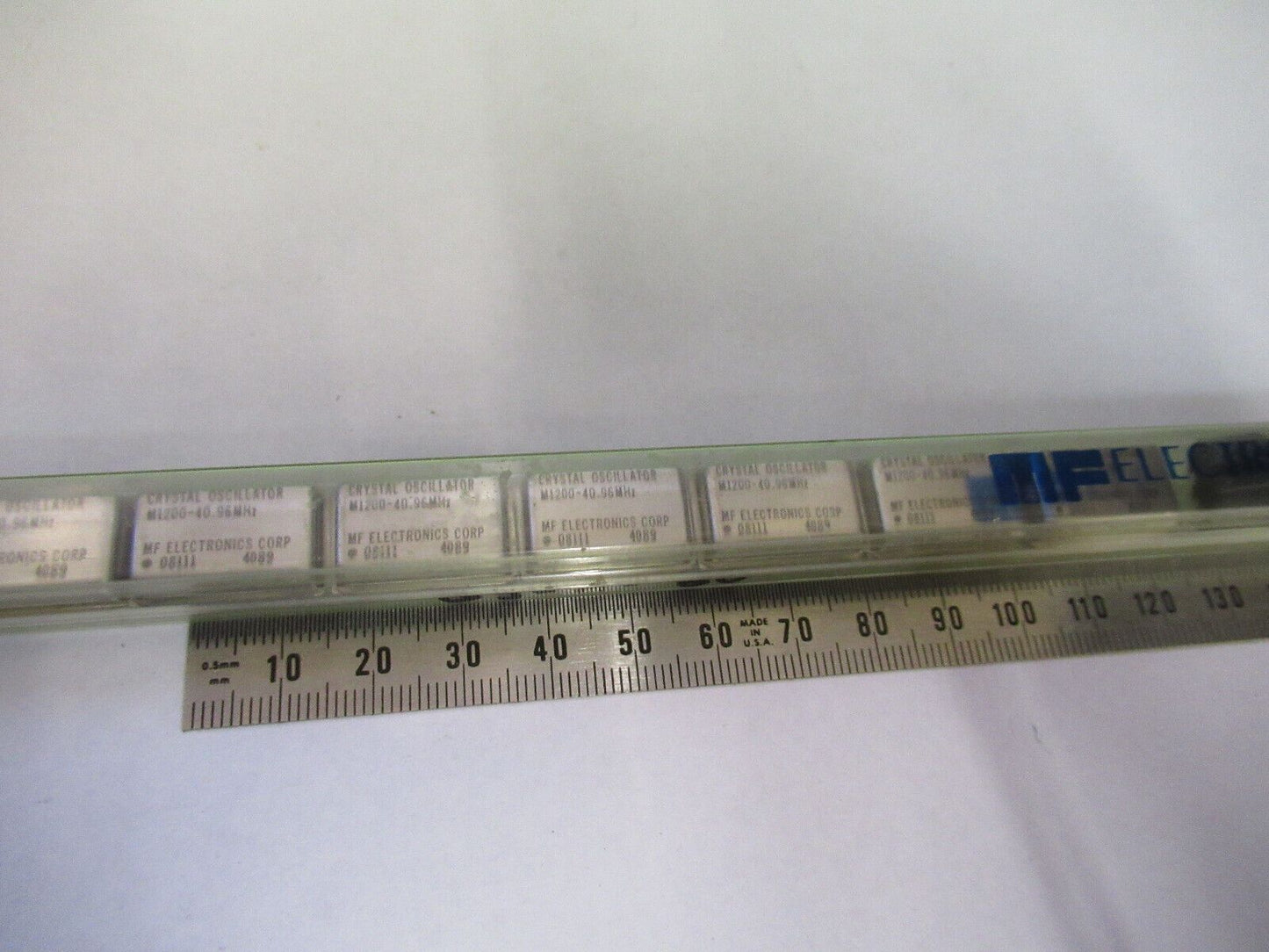 LOT 10 EA MF ELECTRONICS QUARTZ OSCILLATOR FREQUENCY 40.96 MHz G5-A-80