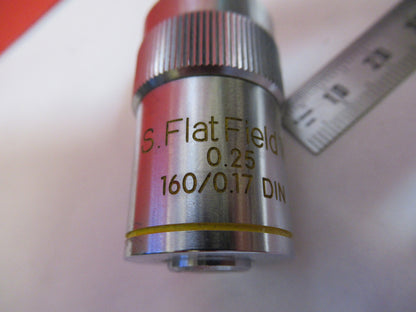 Meiji Japan 10X /160 Objective Lens Microscope Part