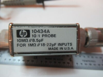 HP AGILENT PROBE 10434A OSCILLOSCOPE EMI TEST RF MICROWAVE AS PIC &17-B-09