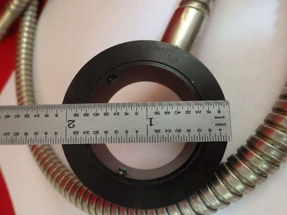 MICROSCOPE PART OPTICAL FIBER GLASS LIGHT GUIDE ILLUMINATOR OPTICS AS IS #IL6-04