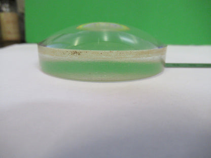 HUGE OPTICAL PLANO CONVEX THICK GLASS MIL SPEC OPTICS AS PICTURED V3-A-03