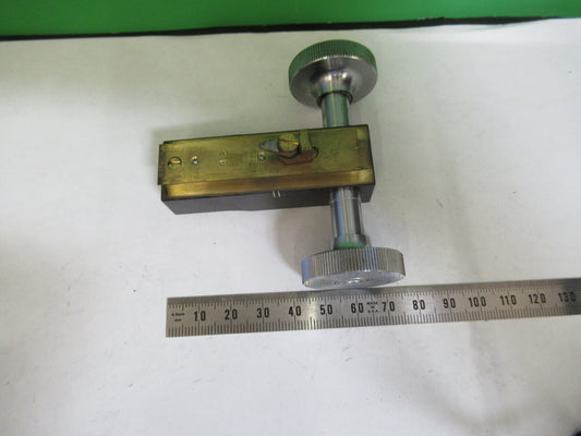 Unitron Japan Brass Stage Microscope Part
