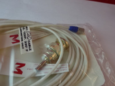 CABLE for MEGGITT ENDEVCO 3061 4ft ACCELEROMETER VIBRATION SENSOR AS IS 83-A-18