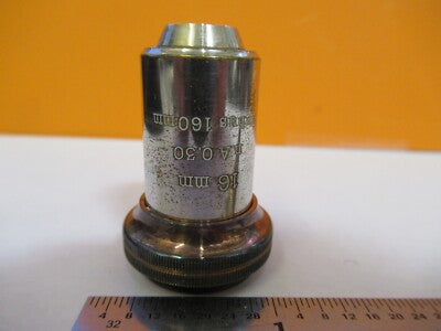 Antique Carl Zeiss AG 16mm /160 Objective Microscope Part