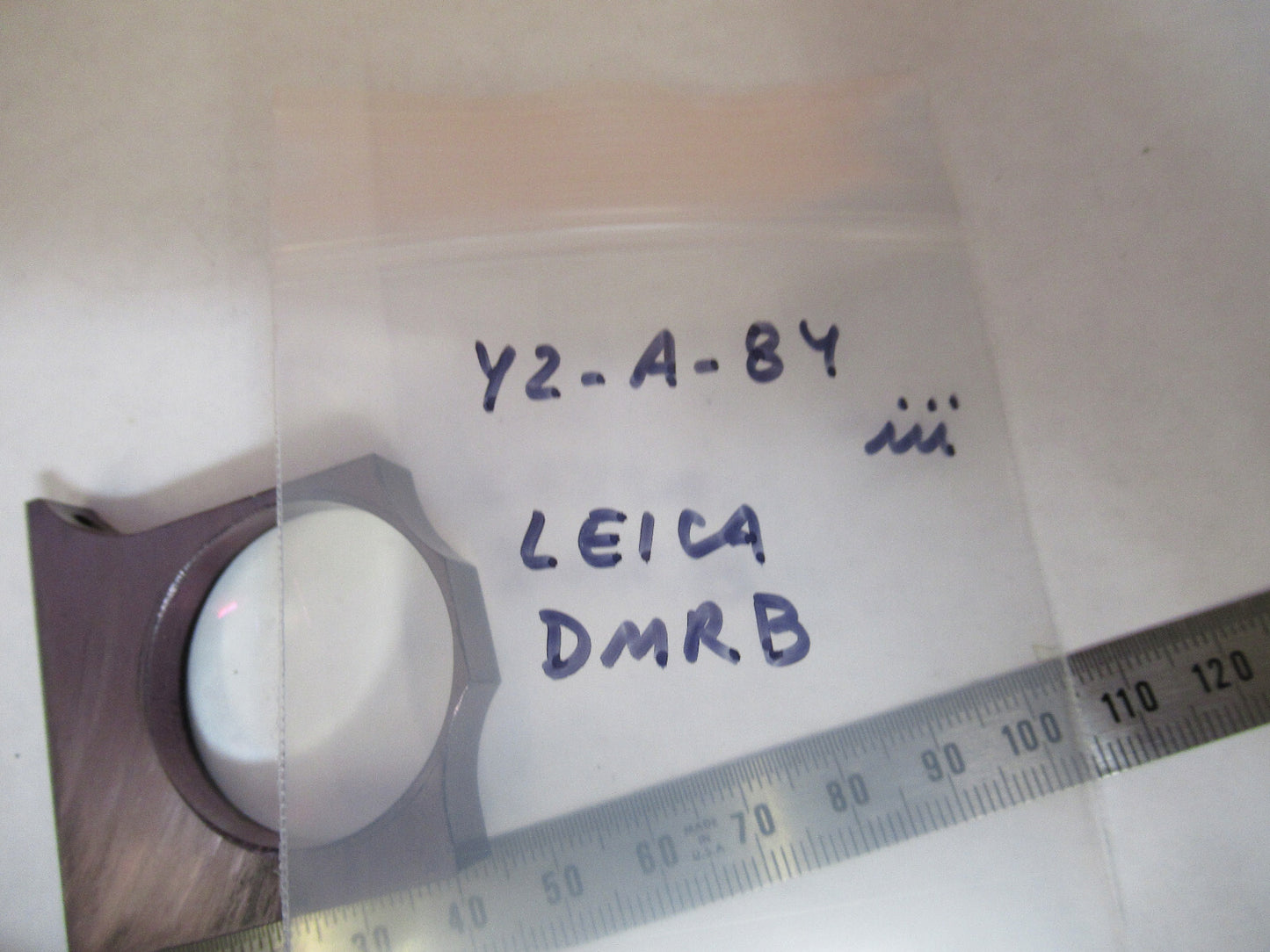 LEICA DMRB GERMANY TOP FOCUSING LENS MICROSCOPE PART AS PICTURED Y2-A-84