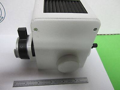 MICROSCOPE 307-143 LEITZ GERMANY LAMP HOUSING ILLUMINATOR OPTICS AS IS BIN#P3-02