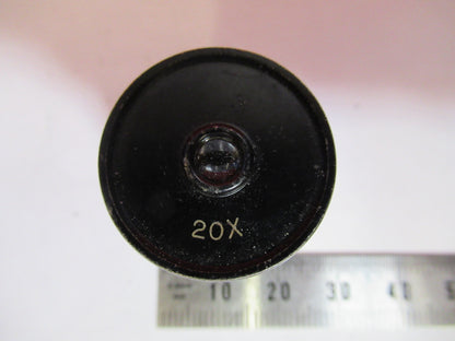 KYOWA JAPAN 20X LENS OCULAR EYEPIECE MICROSCOPE PART AS PICTURED T9-A-23