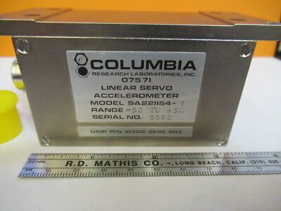 Columbia Research Linear Accelerometer Servo Aircraft Part