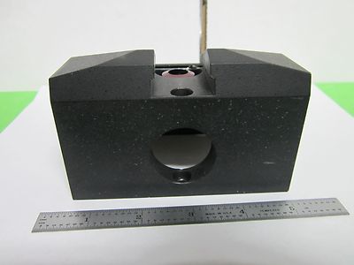 MICROSCOPE PART POLYVAR REICHERT LEICA EPI BLOCK FRONT HEAD AS IS DWR#8D