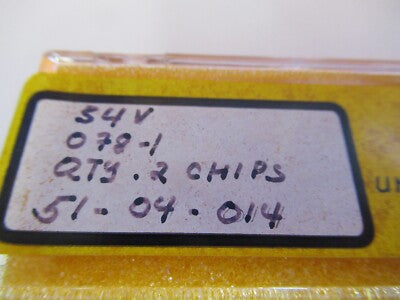 UDT UNITED DETECTOR TECHNOLOGY PHOTODIODE LOT 2 EA CHIPS LIGHT SENSOR &8C-A-85