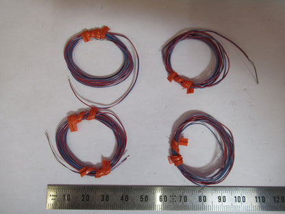 Lot 4ea Thermocouple Omega 36in .010in Ptfe Copper Constantan