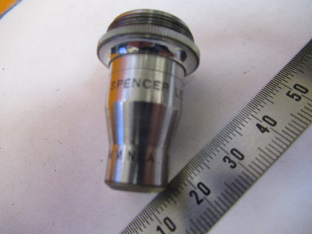 SPENCER 24mm OBJECTIVE LENS MICROSCOPE PART AS PICTURED Q9-FT-96