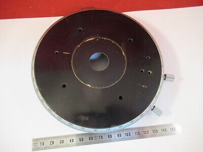 ZEISS POLMI DEUTSCHLAND BÜHNE DREHBARE POL-POLARISATIONSMIKROSKOP-TEIL WIE PIC &amp;12-A-07