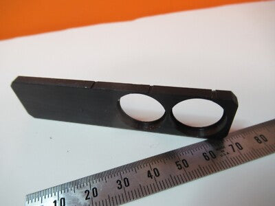 EMPTY SLIDE WITHOUT OPTICS LENSES MICROSCOPE AS PICTURED &14-B-31