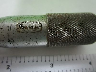 MIKROMETER PREINMEYER DEUTSCHLAND [bewegt sich frei] FÜR LASEROPTIKEN AS IS BIN#S8-24