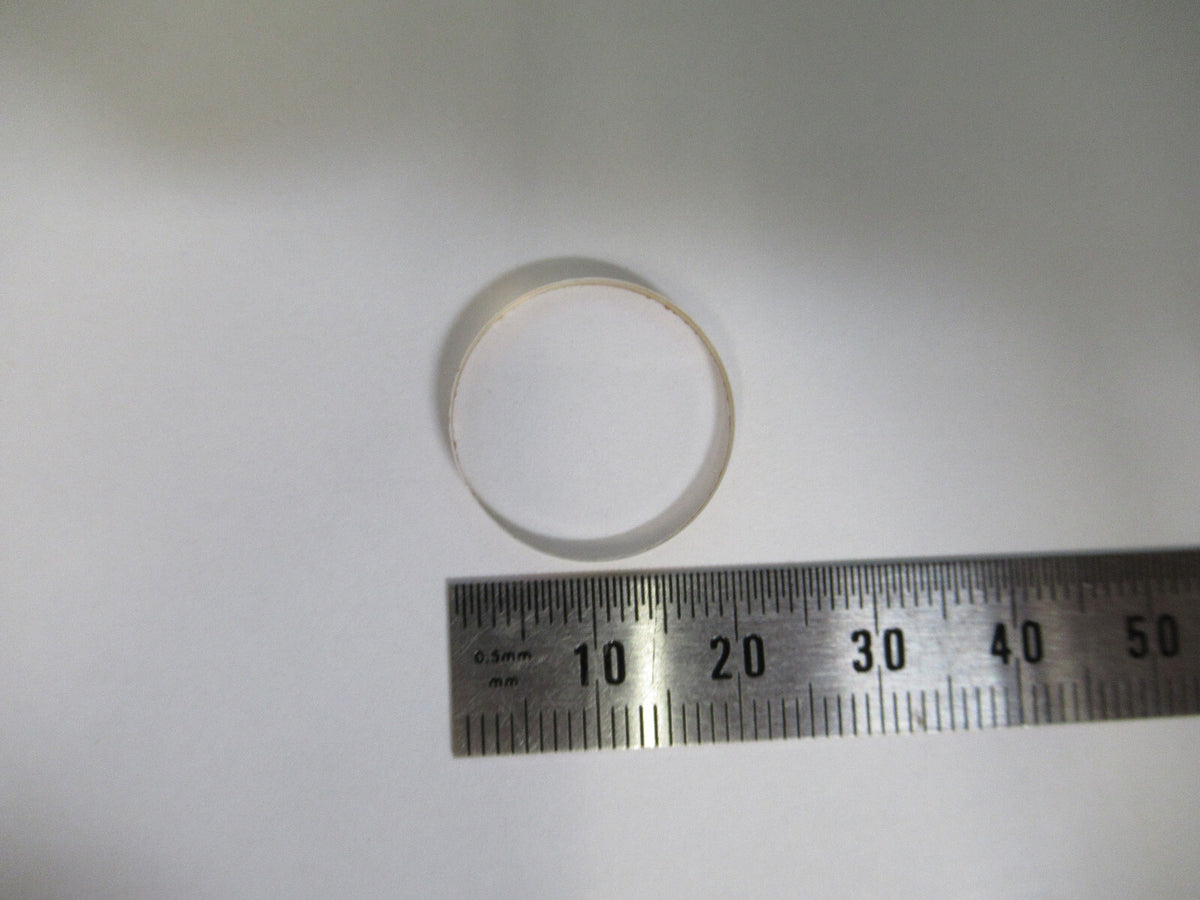 FLAT OPTICAL LENS BK7 GLASS 20mm DIAMETER OPTICS AS PICTURED X4-A-51