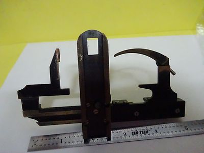 MICROSCOPE PART STAGE SPECIMEN MICROMETER SPENCER AO AMERICAN OPTICS BIN#X3-27