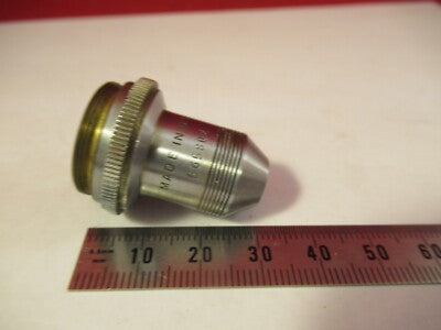 AO SPENCER AMERICAN 10X OBJECTIVE MICROSCOPE PART OPTICS AS PICTURED &9-A-93