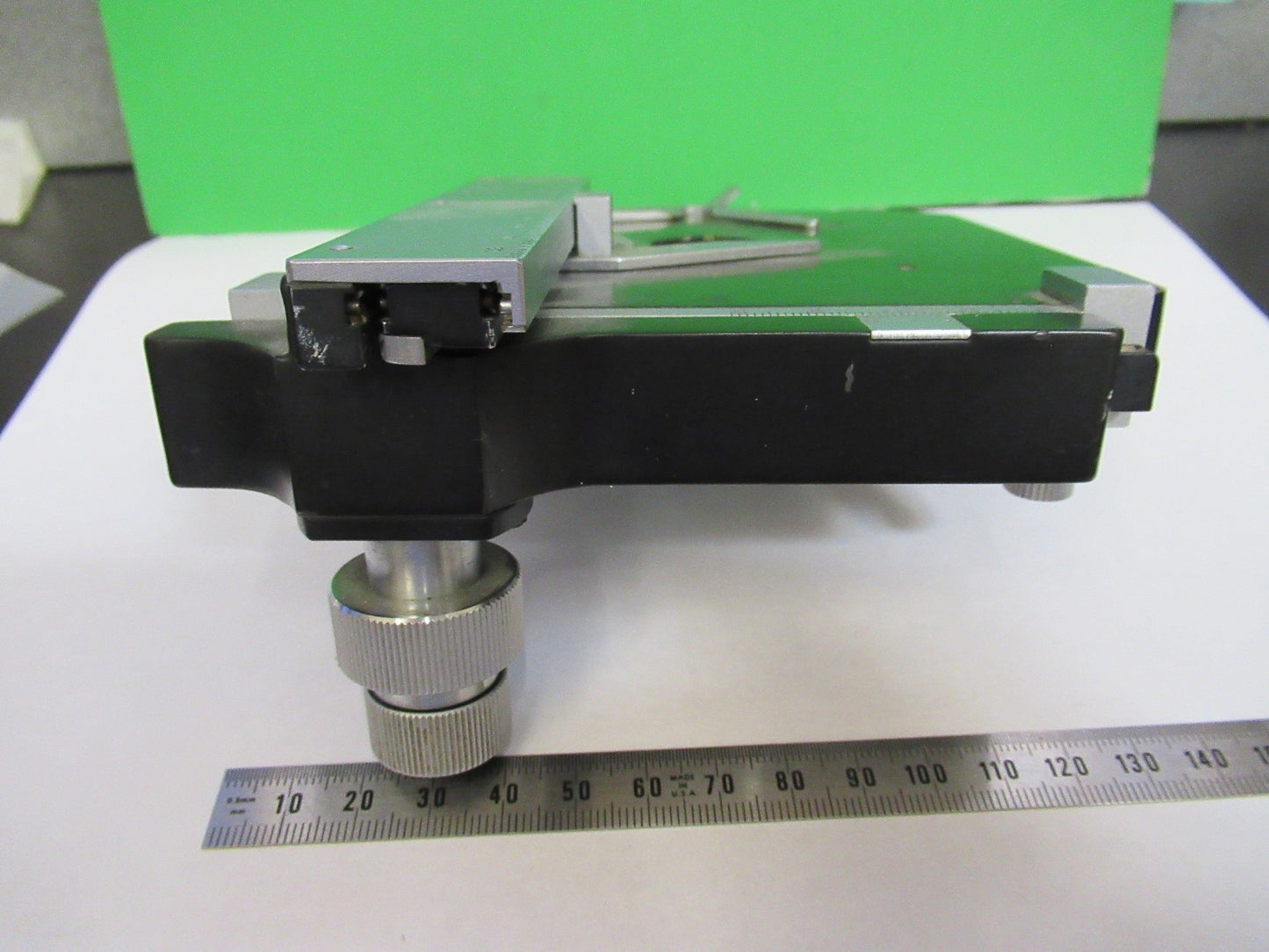 NIKON EPOI JAPAN  XY STAGE TABLE MICROSCOPE PART AS PICTURED T7-FD-94