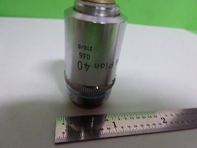 MIKROSKOPTEIL NIKON OBJECTIVE M PLAN 40X OPTICS WIE IST BIN#72-50