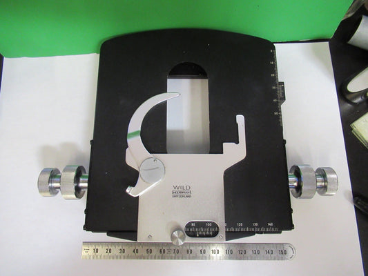 WILD M20 SWISS HEERBRUGG XY STAGE TABLE MICROSCOPE PART AS PICTURED T6-A-21