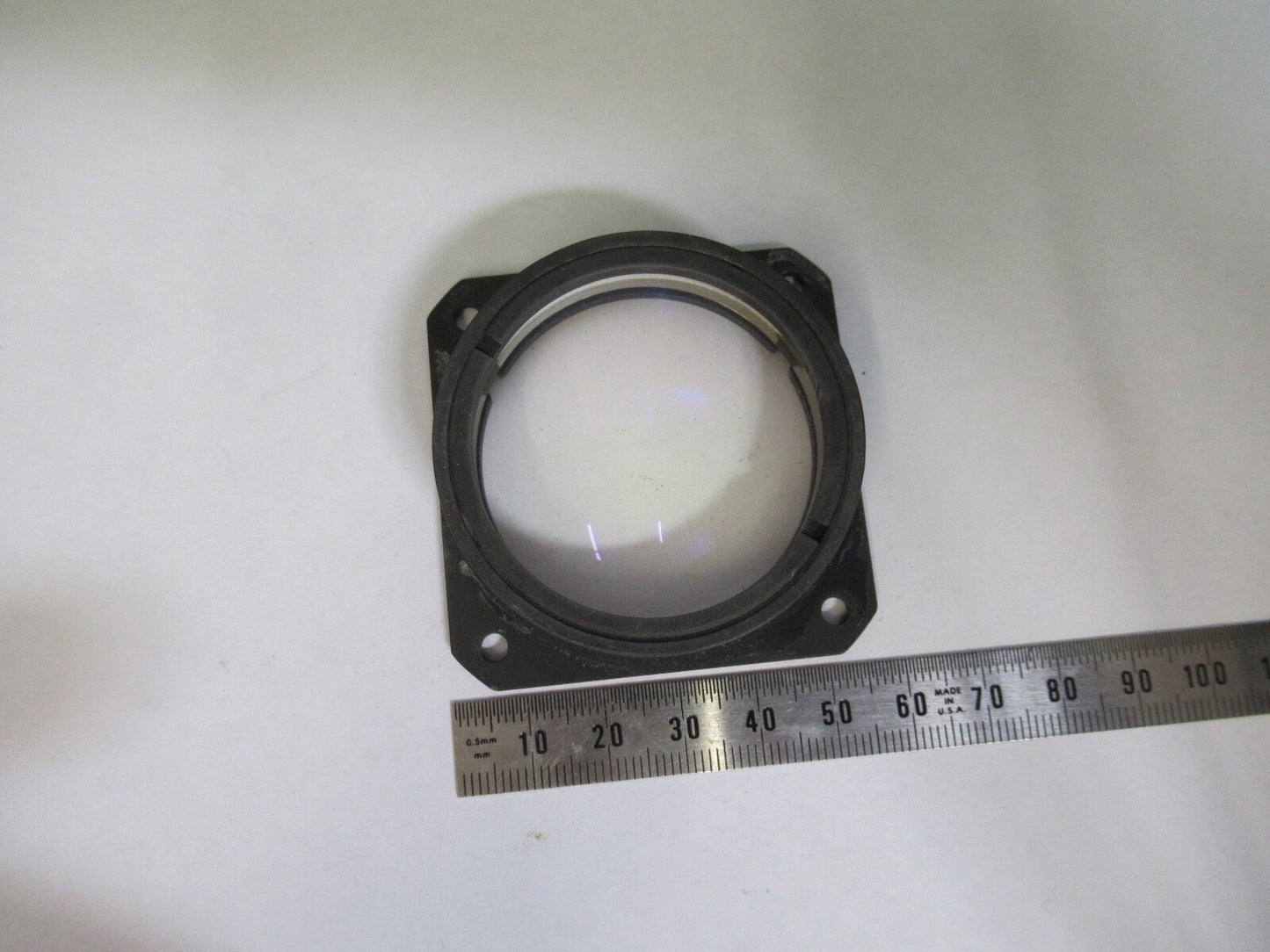 OPTICAL MIL SPEC MOUNTED GLASS LENS LASER OPTICS AS PICTURED Q9-FT-87