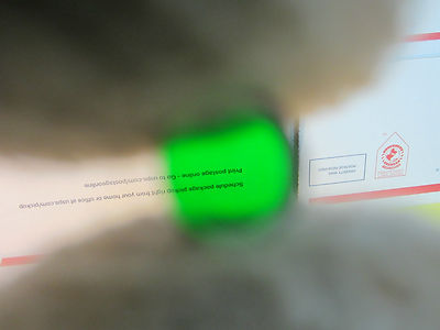 OPTICAL LASER FILTER 540 nanometers  OPTICS  BIN#24-67