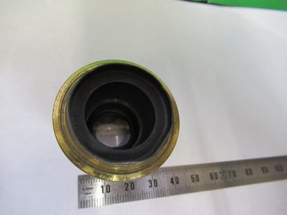 FOR PARTS ANTIQUE LONDON BRASS EYEPIECE LENS MICROSCOPE PART AS PICTURED X6-A-96