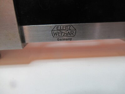 LEITZ WETZLAR GERMANY STAGE TABLE CLIPS MICROSCOPE PART AS PICTURED &16-C-07