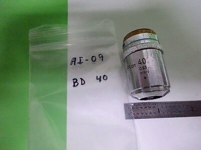 MIKROSKOPTEIL NIKON JAPAN BF DF OBJEKTIV BD 40X OPTIK AS IS B#AI-09