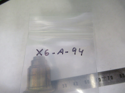 JP DANCER ANTIQUE BRASS OBJECTIVE MICROSCOPE PART AS PICTURED X6-A-94