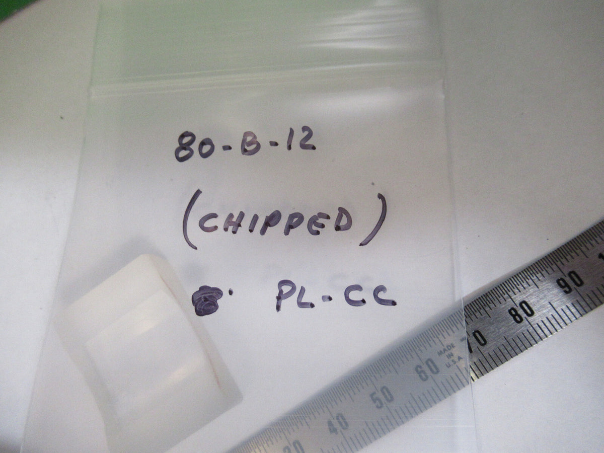 OPTICAL  RECTANGULAR PLANO CONCAVE LENS OPTICS AS PICTURED 80-B-12
