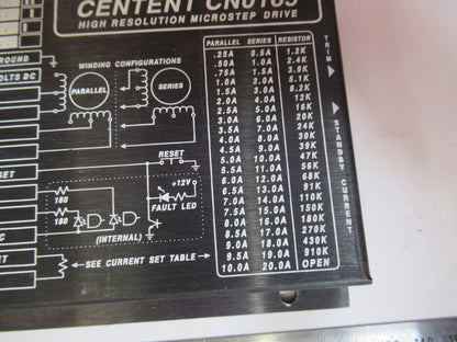 CENTENT CN0165 DRIVE BOARD MODULE CONTROL AS PICTURED Y7-B-38