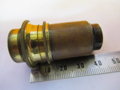 ANTIQUE SWIFT LONDON LENS BRASS OBJECTIVE MICROSCOPE AS PICTURED 47-FD-04