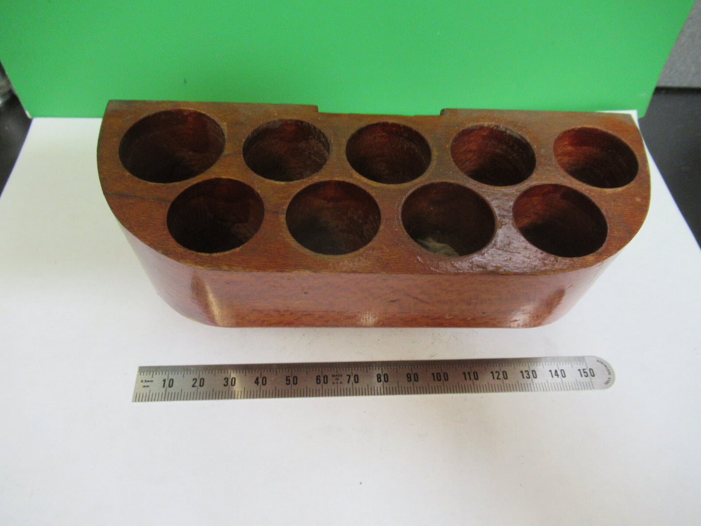 Spencer Lens Co. American Optical Co. Wood Carved for Cabinet Microscope Part