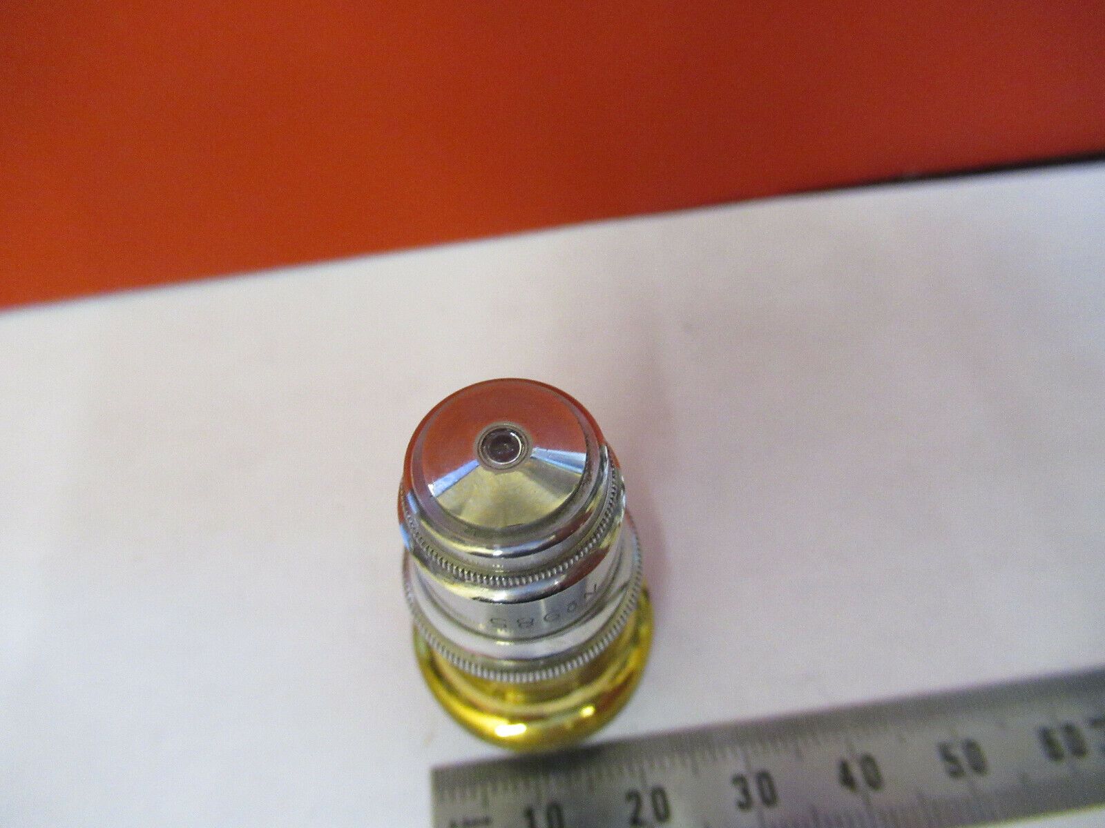 Reichert Austria Brass Microscope Objective No. 8a