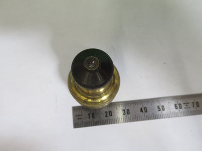 ANTIQUE BRASS H CROUCH LONDON LENS OBJECTIVE MICROSCOPE PART AS PICTURED T6-A-32