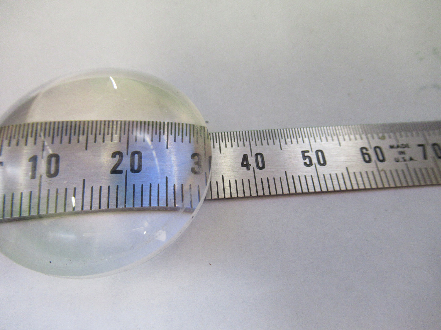 Nikon Japan Glass Lens Bi Convex Optics Microscope Part