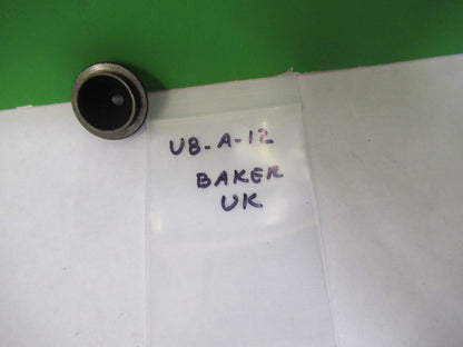 ANTIQUE BAKER UK CONDENSER PIECE MICROSCOPE PART AS PICTURED U8-A-12