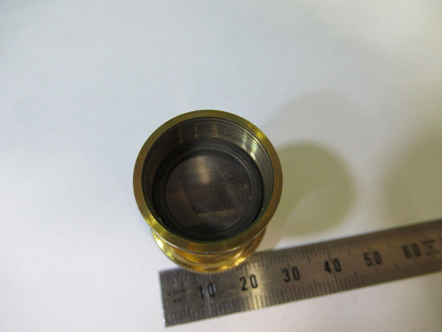 ANTIQUE BRASS HENRY CROUCH LONDON POL LENS MICROSCOPE AS PICTURED &22-A-17